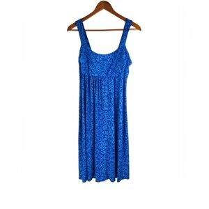 Fresh Produce USA Blue Sundress Scoop Neck Sleeveless Rayon Blend Size M